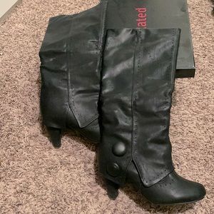 Not Rated, size 7 ‘Super’ tall boot